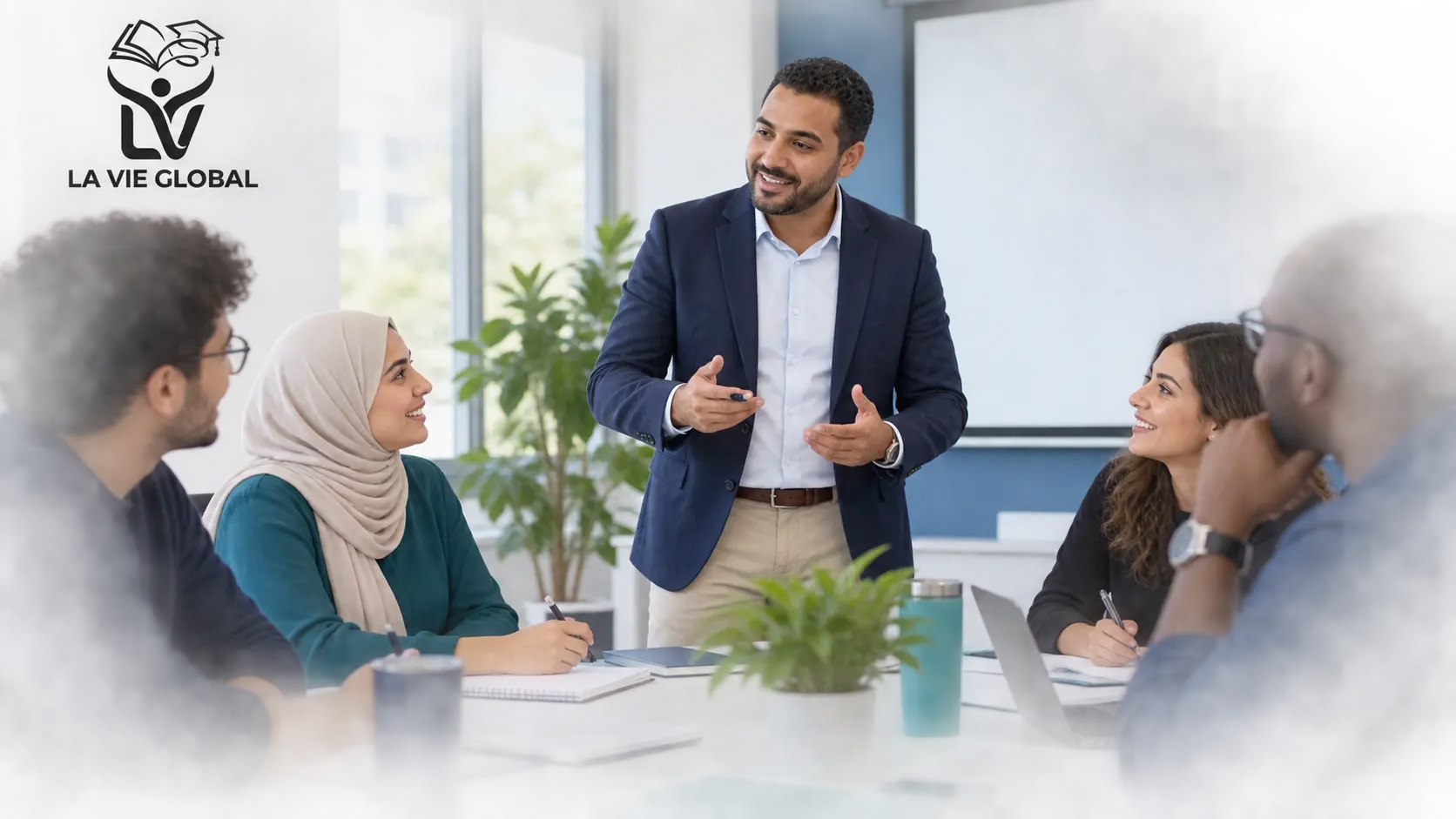 الطلاب في الحرم الجامعي