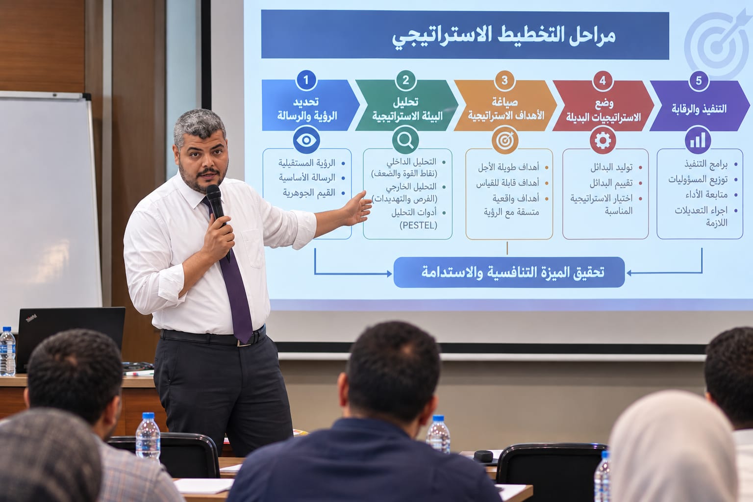 لافي جلوبال تنظم دورة تدريبية متخصصة في التخطيط الاستراتيجي لصالح شركة ANOSET