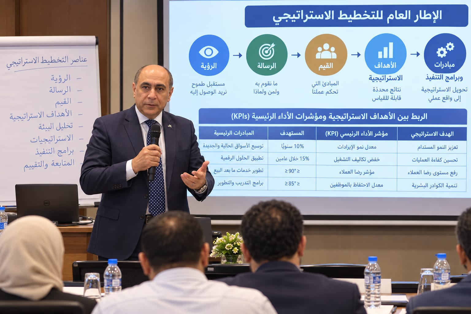 لافي جلوبال تنظم دورة تدريبية متخصصة في التخطيط الاستراتيجي لصالح شركة ANOSET